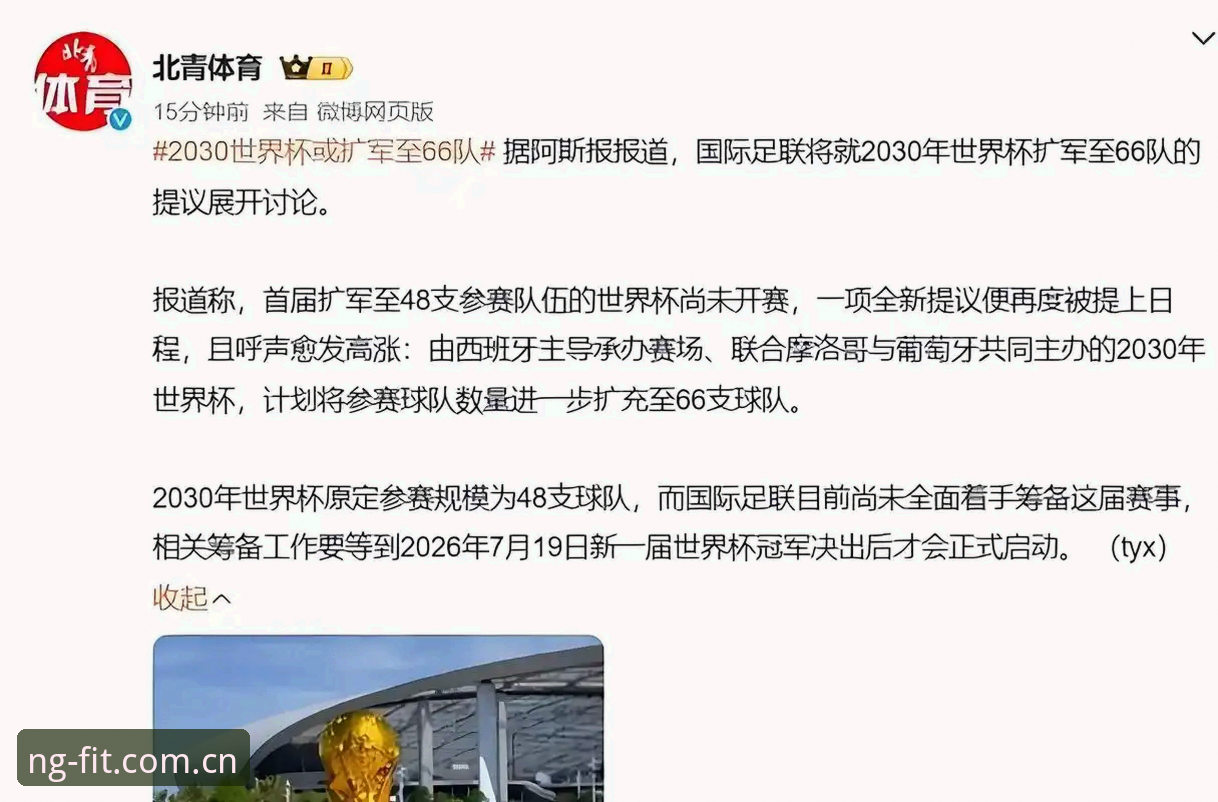 世界杯扩军66队计划详解，中国男足迎来历史性机遇